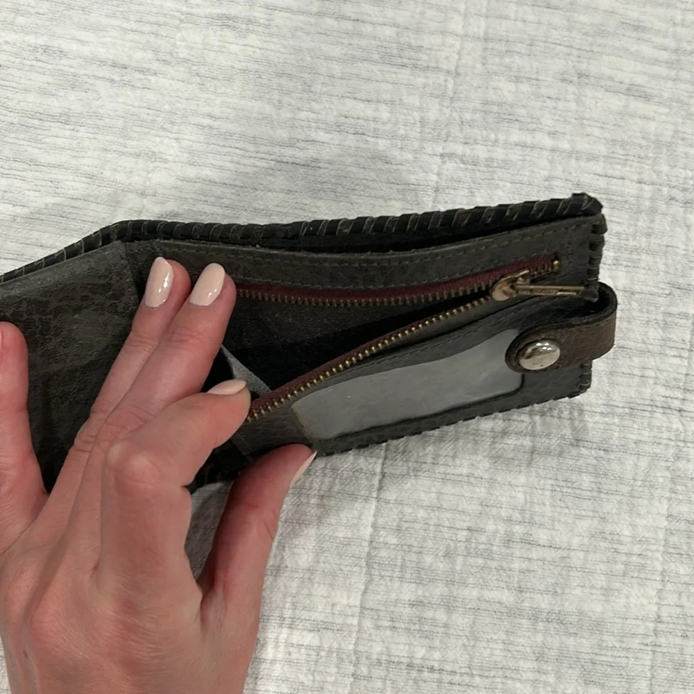 Vintage leather wallet